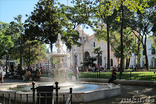 Plaza San Martin in Cordoba, Argentinien