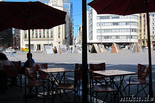 Plaza Sotomayor in Valparaiso, Chile