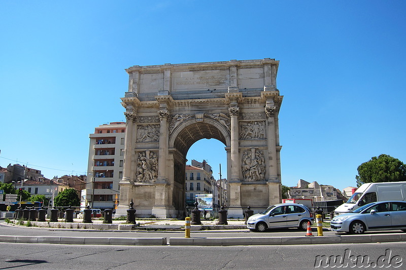 Porte d'Aix - Tor in Marseille, Frankreich