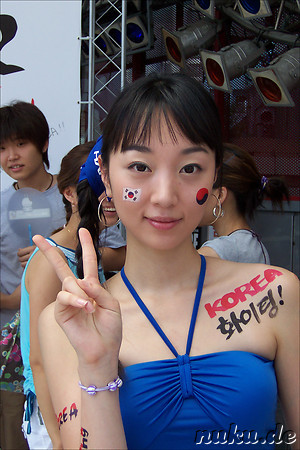 Promotion Girl fuer Korea in Athen