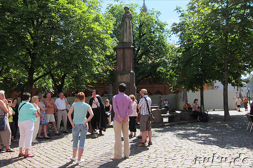 Rathausplatz in Freiburg im Breisgau, Baden-Wuerttemberg