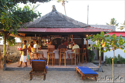 Restaurant der Nusa Indah Bungalows auf Nusa Lembongan, Indonesien