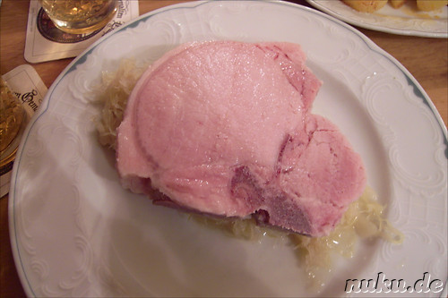 Rippchen mit Kraut  - Fraenkische Kueche im Gemalten Haus