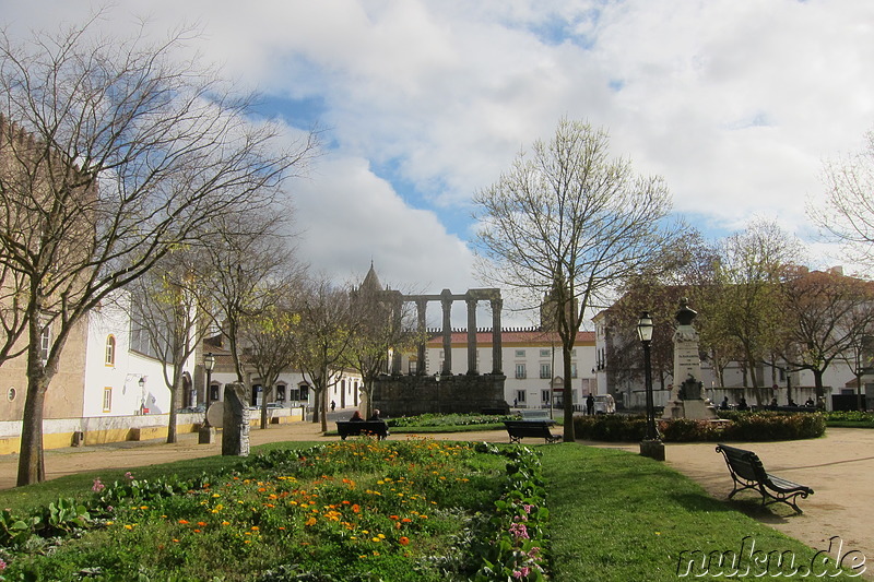 Römischer Tempel in Evora, Portugal