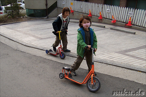 Rollerfahren macht Spass