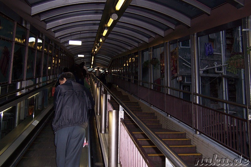 Rolltreppe in Central