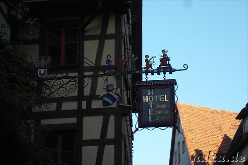 Rothenburg ob der Tauber, Franken, Deutschland