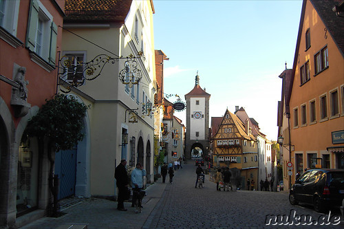 Rothenburg ob der Tauber, Franken, Deutschland