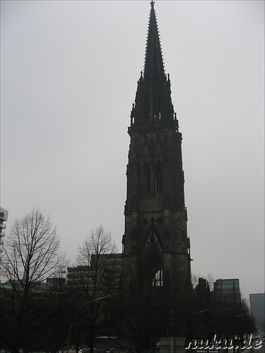 Ruine der St. Nikolaikirche in Hamburg