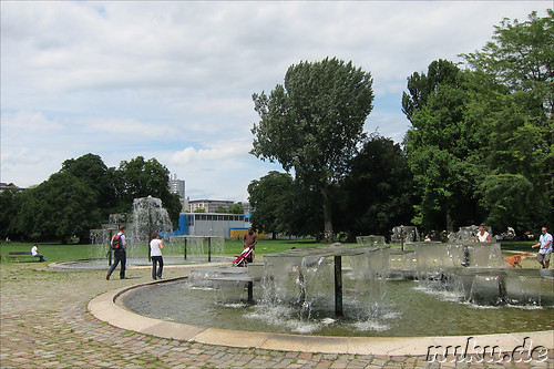 Schlossgarten in Stuttgart, Baden-Wuerttemberg