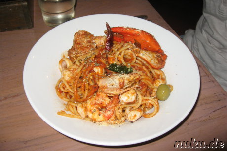Seafood-Pasta - Cafe Dibar, Yangon, Myanmar