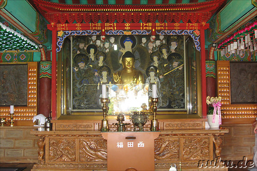 Seokguram-Grotte, Gyeongju, Korea