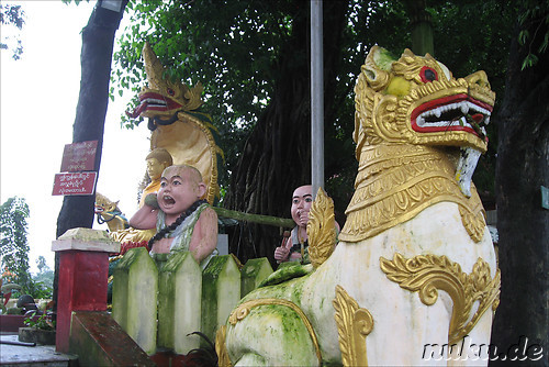 Shin Upagot Shrine in Yangon, Myanmar