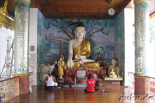 Shwe Dagon Pagoda - Tempel in Yangon, Myanmar