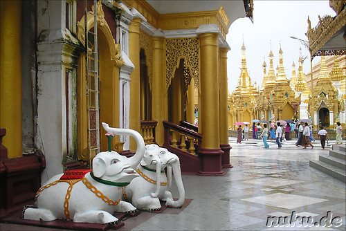 Shwedagon Paya - Tempel in Yangon, Myanmar