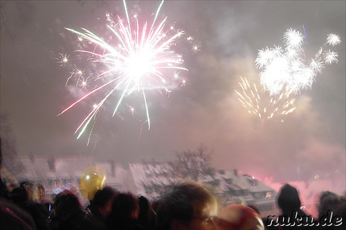 Silvester 2010 in Nuernberg an der Burg