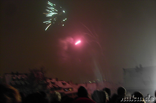 Silvester 2010 in Nuernberg an der Burg