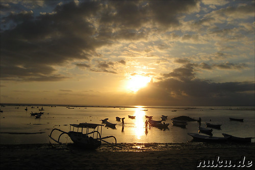 Sonnenuntergang auf Nusa Lembongan, Indonesien