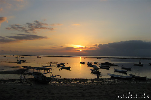 Sonnenuntergang auf Nusa Lembongan, Indonesien
