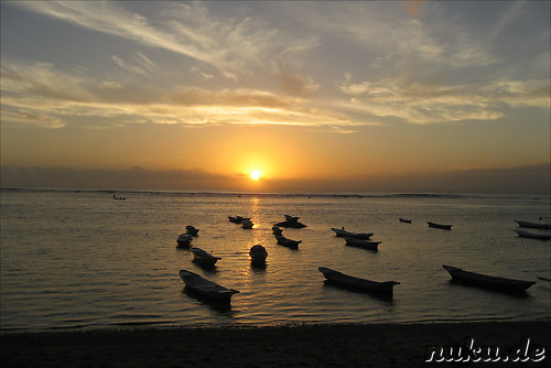 Sonnenuntergang auf Nusa Lembongan, Indonesien