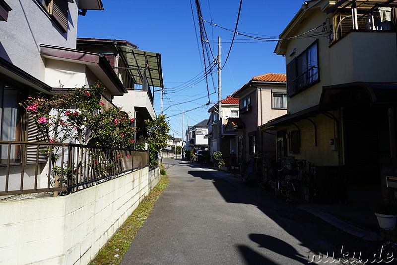 Spaziergang durch Kawagoe, Japan