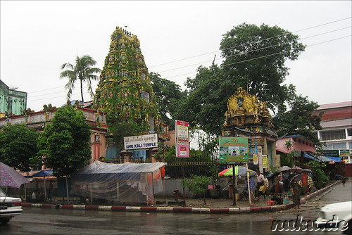 Sri Kali Hindu-Tempel in Yangon, Myanmar