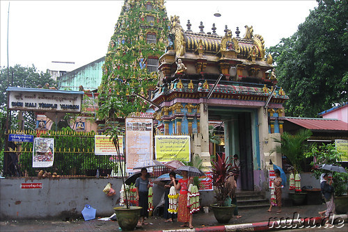 Sri Kali Hindu-Tempel in Yangon, Myanmar