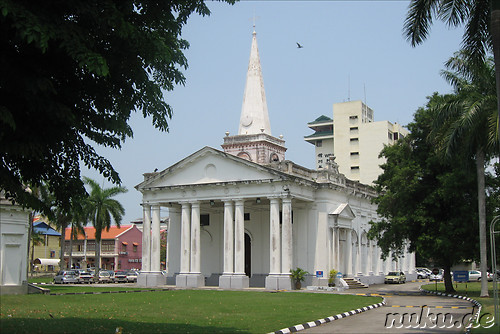 St. Georges Anglican Church in George Town, Pulau Penang, Malaysia