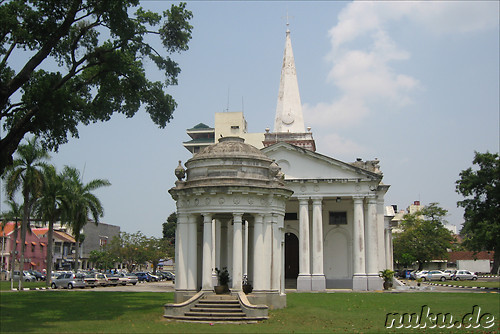 St. Georges Anglican Church in George Town, Pulau Penang, Malaysia