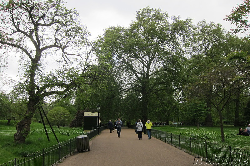 St James Park in London, England