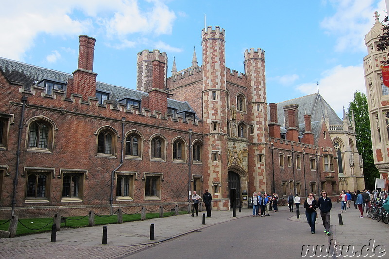 St Johns College in Cambridge, England
