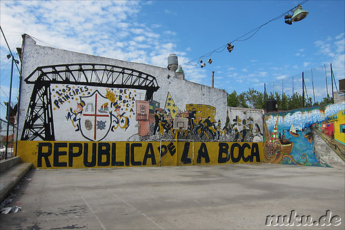 Stadtteil La Boca von Buenos Aires, Argentinien