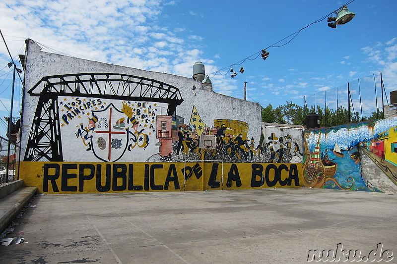 Stadtteil La Boca von Buenos Aires, Argentinien