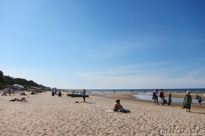 Strand in Jurmala, Lettland