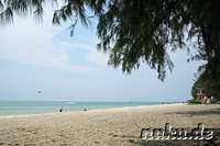 Strand von Batu Ferringhi, Pulau Penang, Malaysia