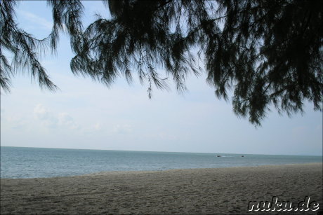 Strand von Batu Ferringhi, Pulau Penang, Malaysia