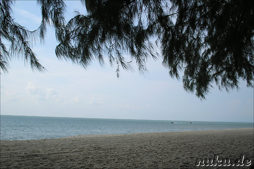 Strand von Batu Ferringhi, Pulau Penang, Malaysia
