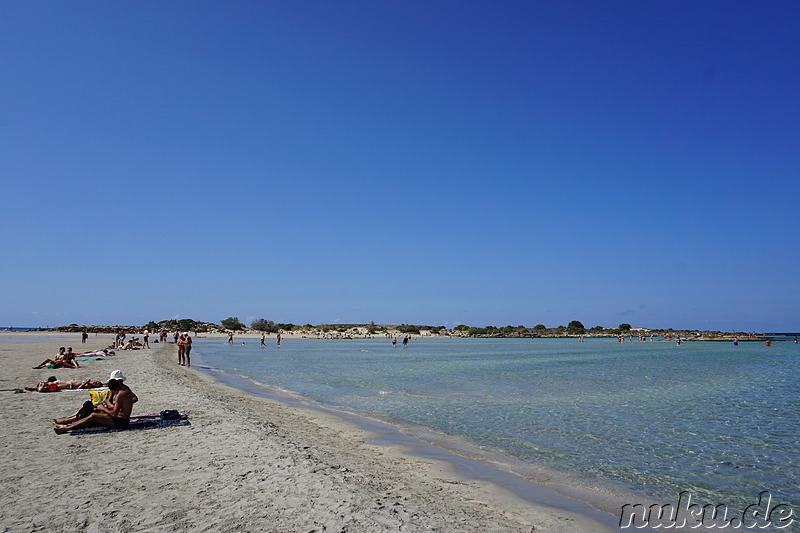Strand von Elafonisi auf Kreta, Griechenland