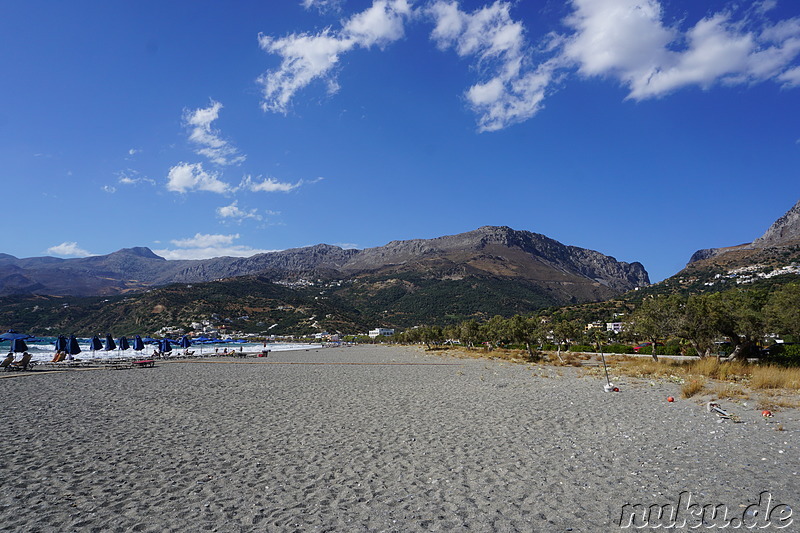 Strand von Plakias auf Kreta, Griechenland