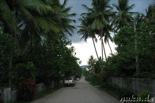 Strasse in Luang Prabang, Laos