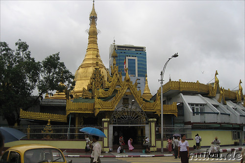 Sule Paya in Yangon, Myanmar