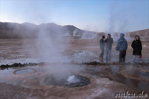 Tatio Geisers in der Atacamawueste, Chile