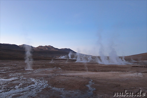 Tatio Geisers in der Atacamawueste, Chile