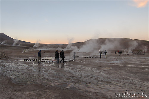 Tatio Geisers in der Atacamawueste, Chile