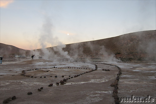 Tatio Geisers in der Atacamawueste, Chile