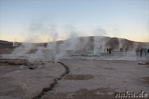Tatio Geisers in der Atacamawueste, Chile