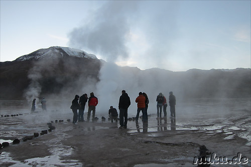 Tatio Geisers in der Atacamawueste, Chile
