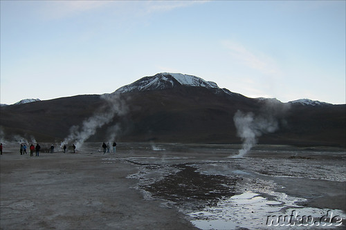 Tatio Geisers in der Atacamawueste, Chile