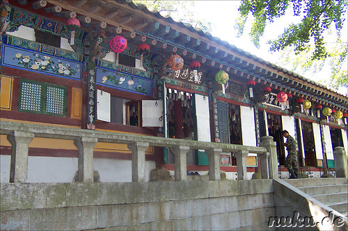 Tempel, in dem jetzt auch mein Name an der Decke haengt...