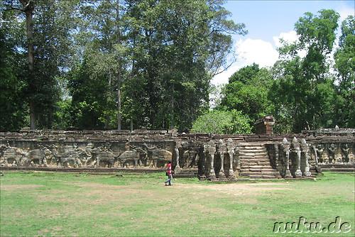 Terrace of the Elephants in Angkor Thom